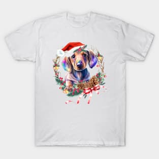 Christmas Dog Dachshund T-Shirt